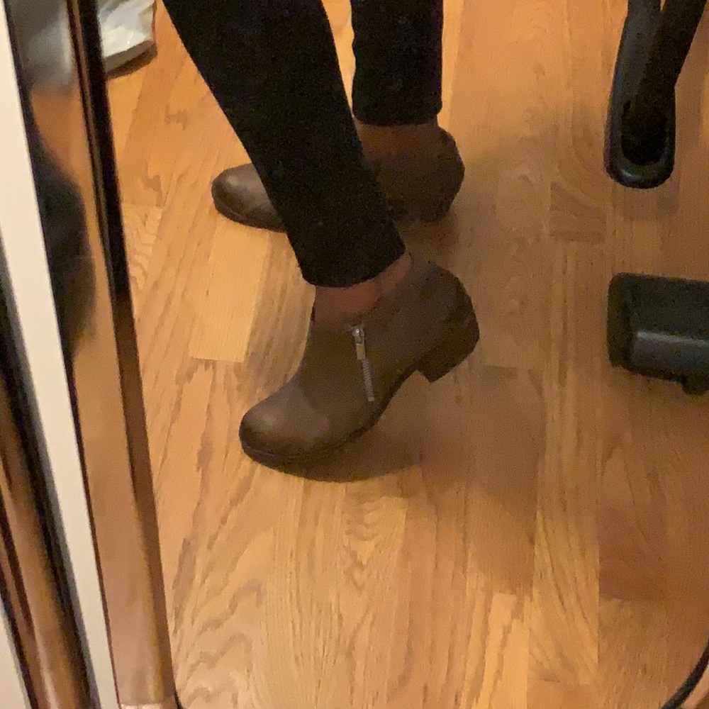 Brown booties